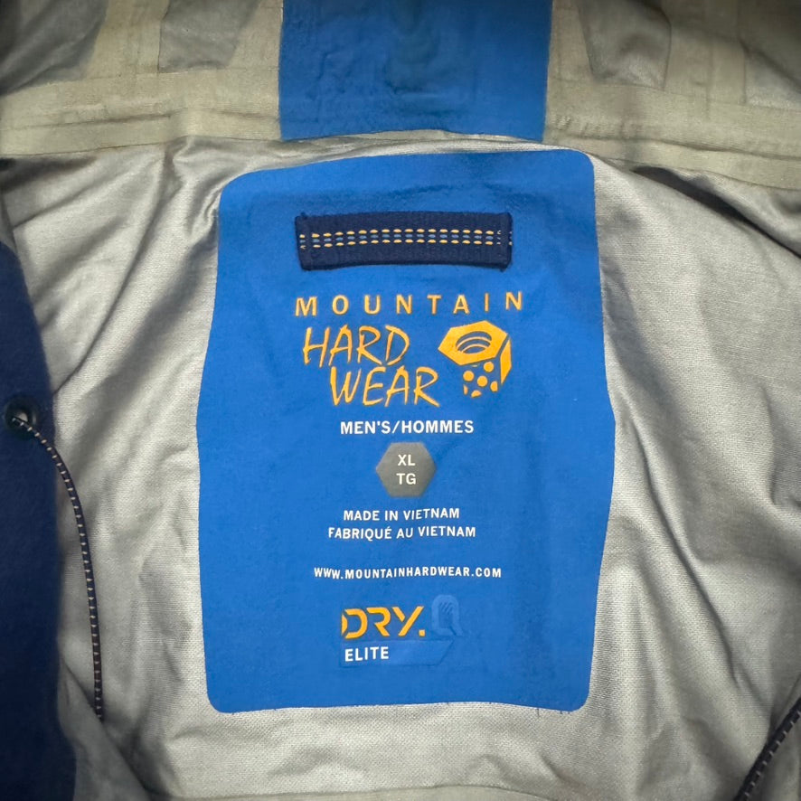 MOUNTAIN HARDWEAR MIXACTION RIPSTOP RAIN JACKET (XL)