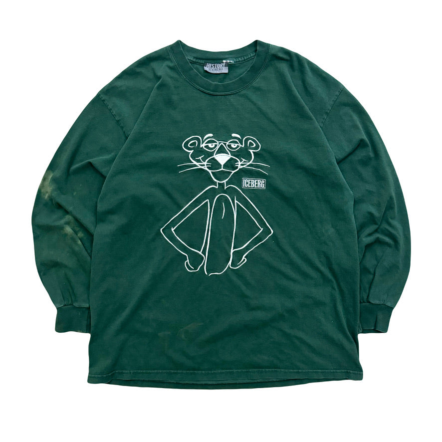 1990s ICEBERG HISTORY PINK PANTHER LONG SLEEVE (XL)