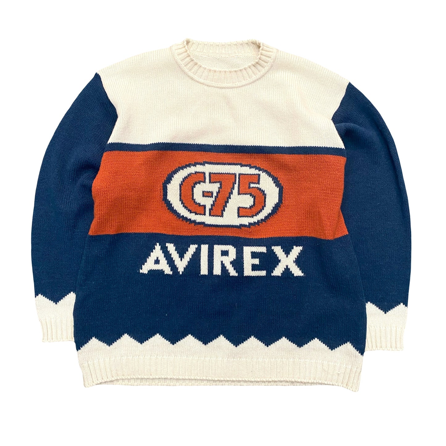 2000s AVIREX C-75 SWEATER (L)