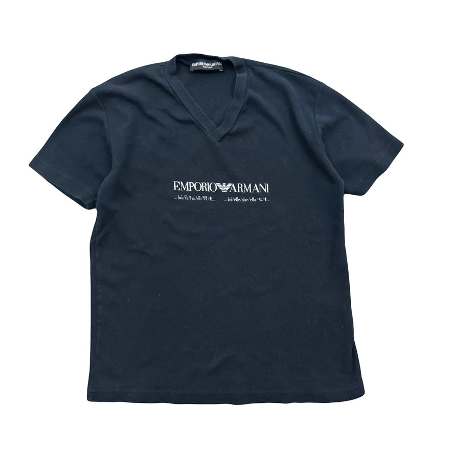 1990s EMPORIO ARMANI PRONOUNS TEE (WMNS 2)