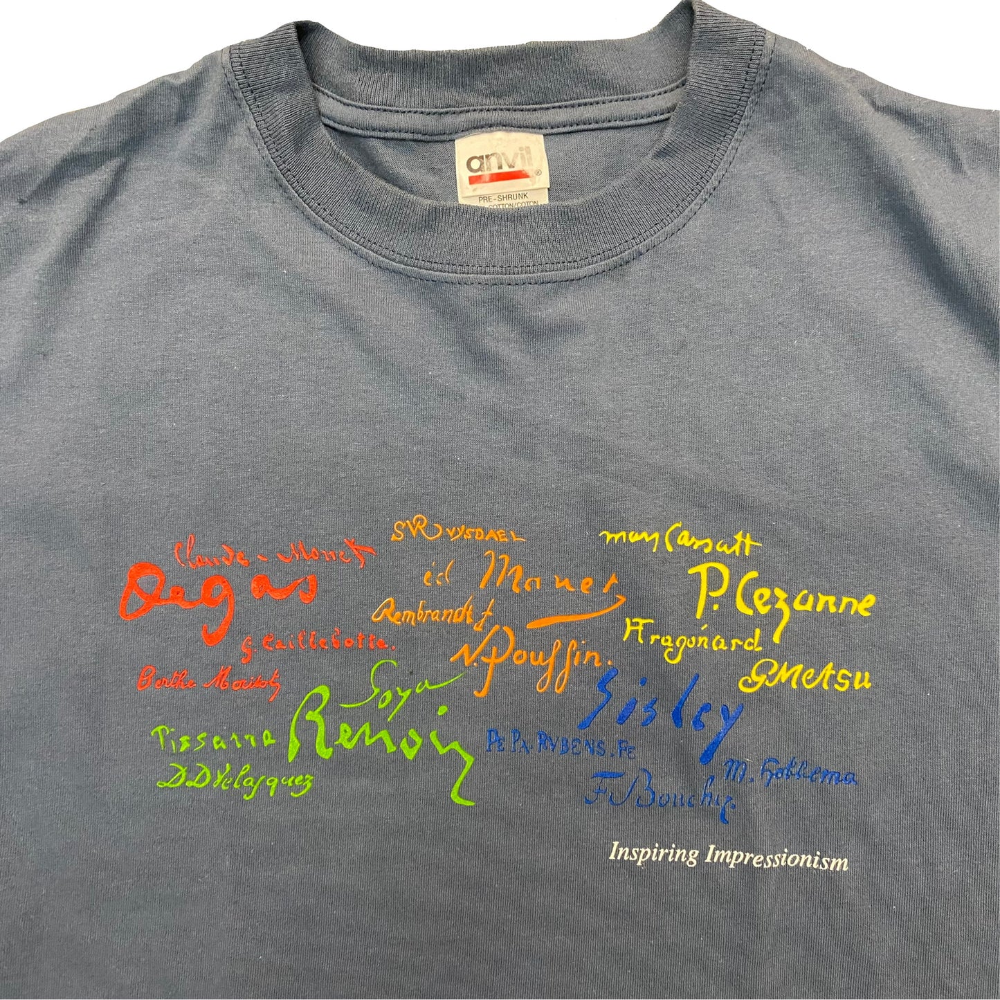 2000s INSPIRING IMPRESSIONISM ARTISTS TEE (L)