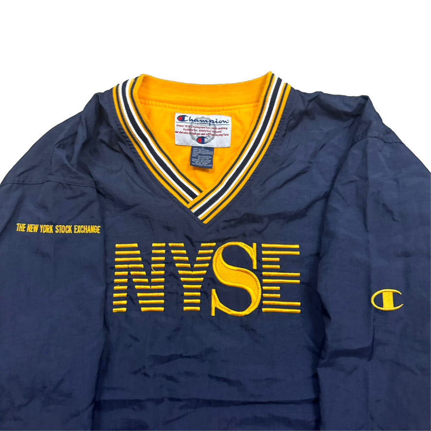 1990s CHAMPION NYSE NEW STOCK EXCHANGE WINDBREAKER (L)