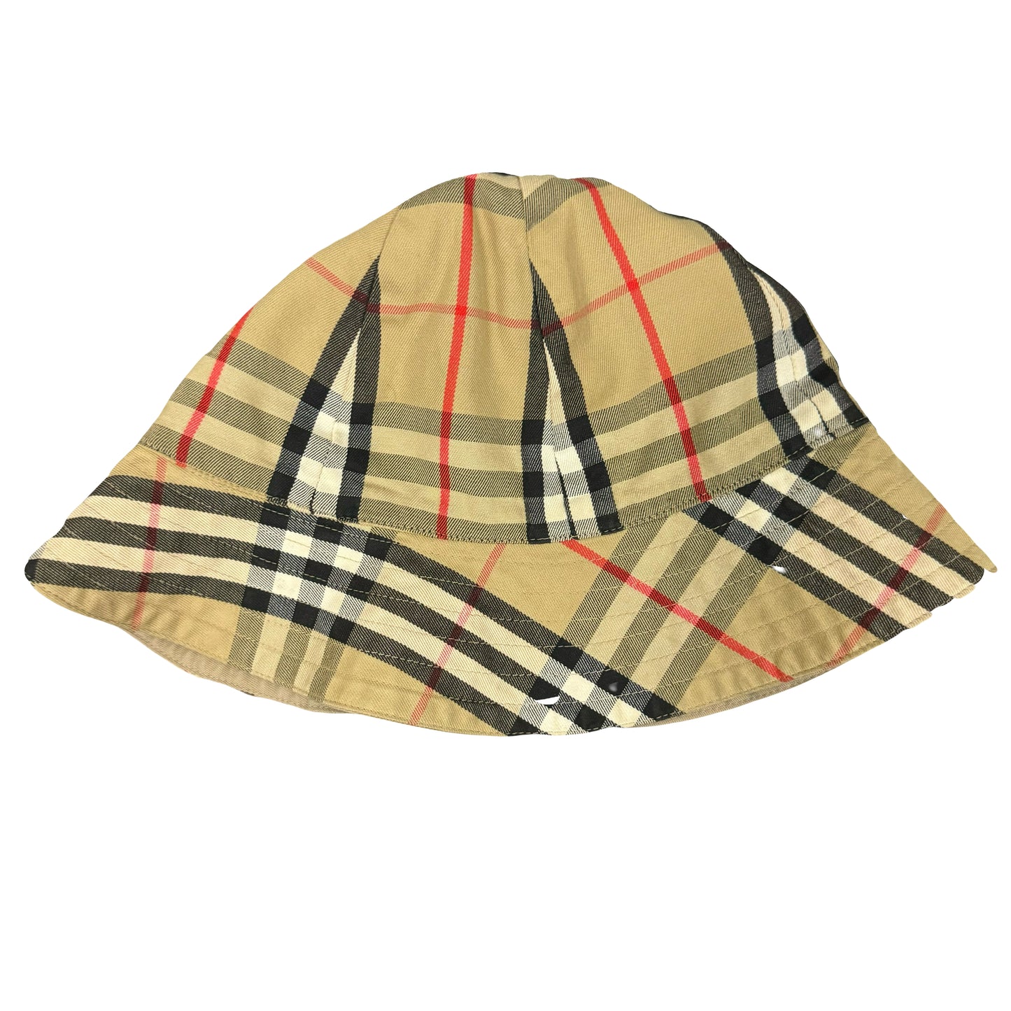 1990s BURBERRY NOVA CHECK BUCKET HAT (S)