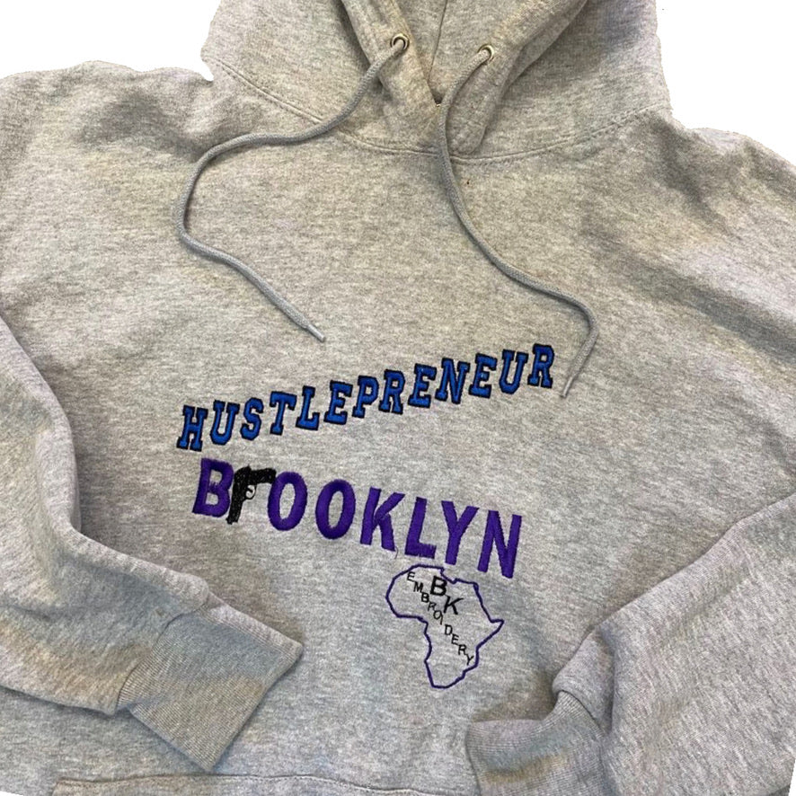 2000s BROOKLYN NYC "HUSTLEPRENEUR" HOODIE (XXL)