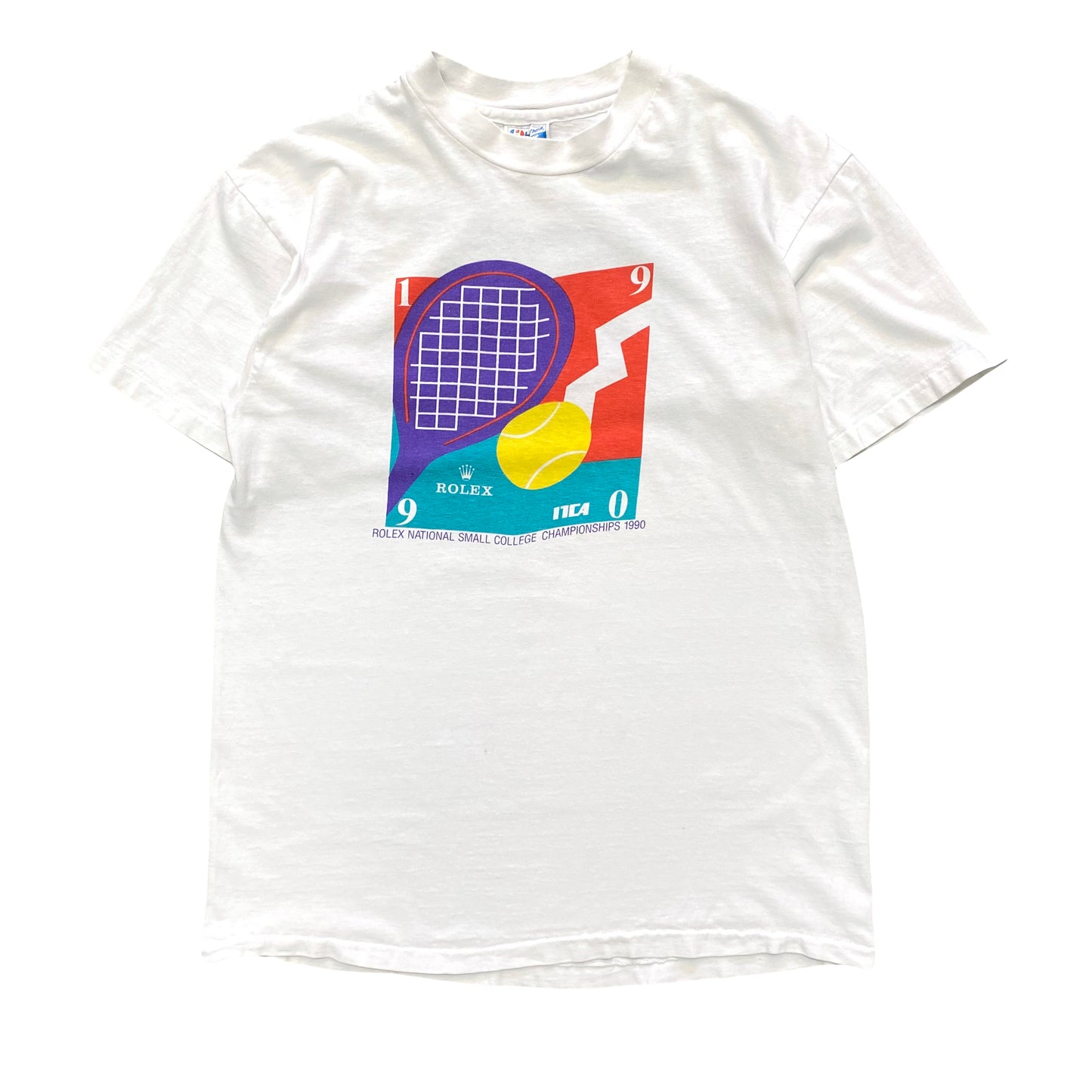 1990s ROLEX COLLEGE TOURNAMENT TENNIS TEE (L)