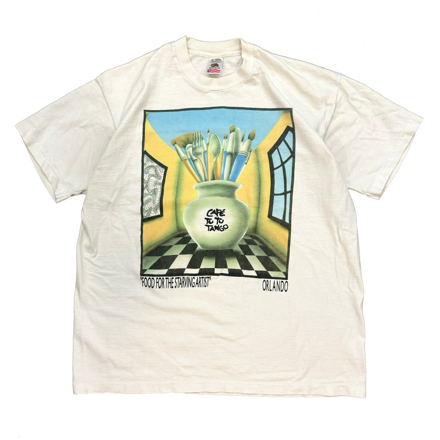 1990s CAFÉ TU TU TANGO SURREALISM TEE (XL)