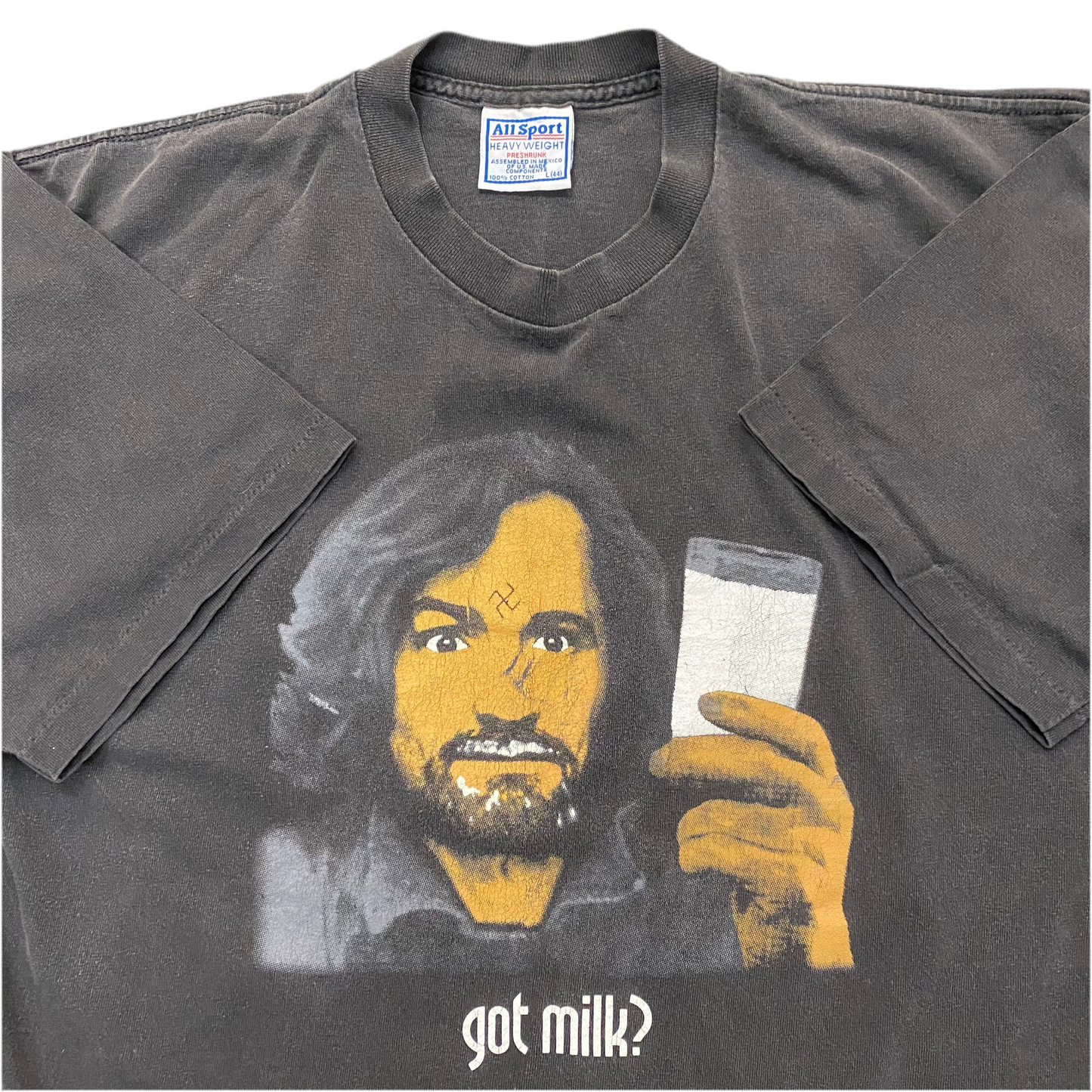 1990s CHARLES MANSON “GOT MILK” TEE (L)