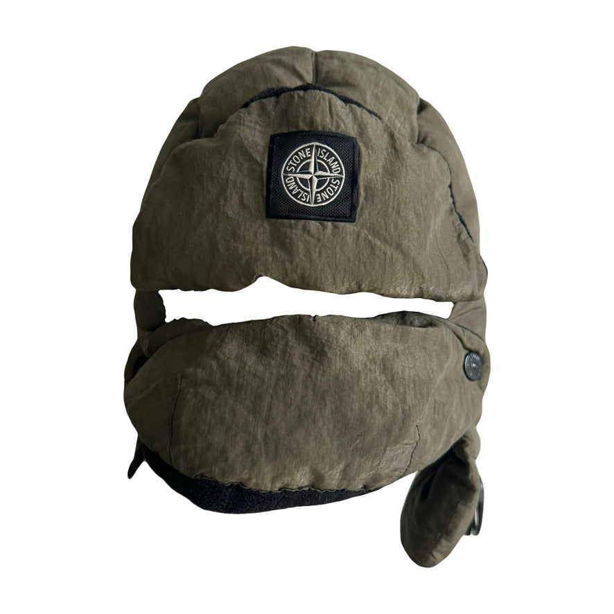 STONE ISLAND BALACLAVA TRAPPER HAT (L)
