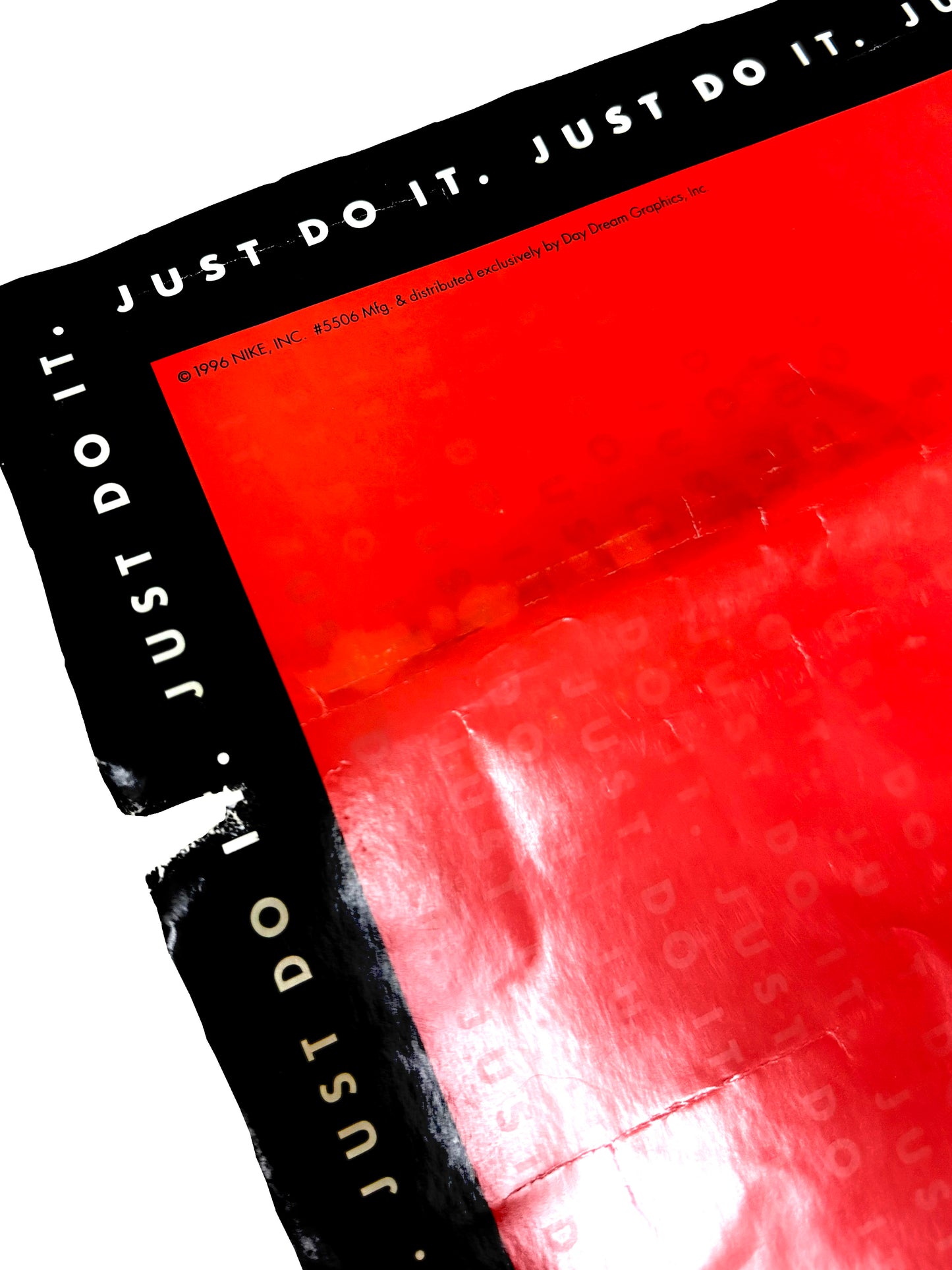 1996 NIKE JUST DO IT BIG SWOOSH POSTER (15X35)