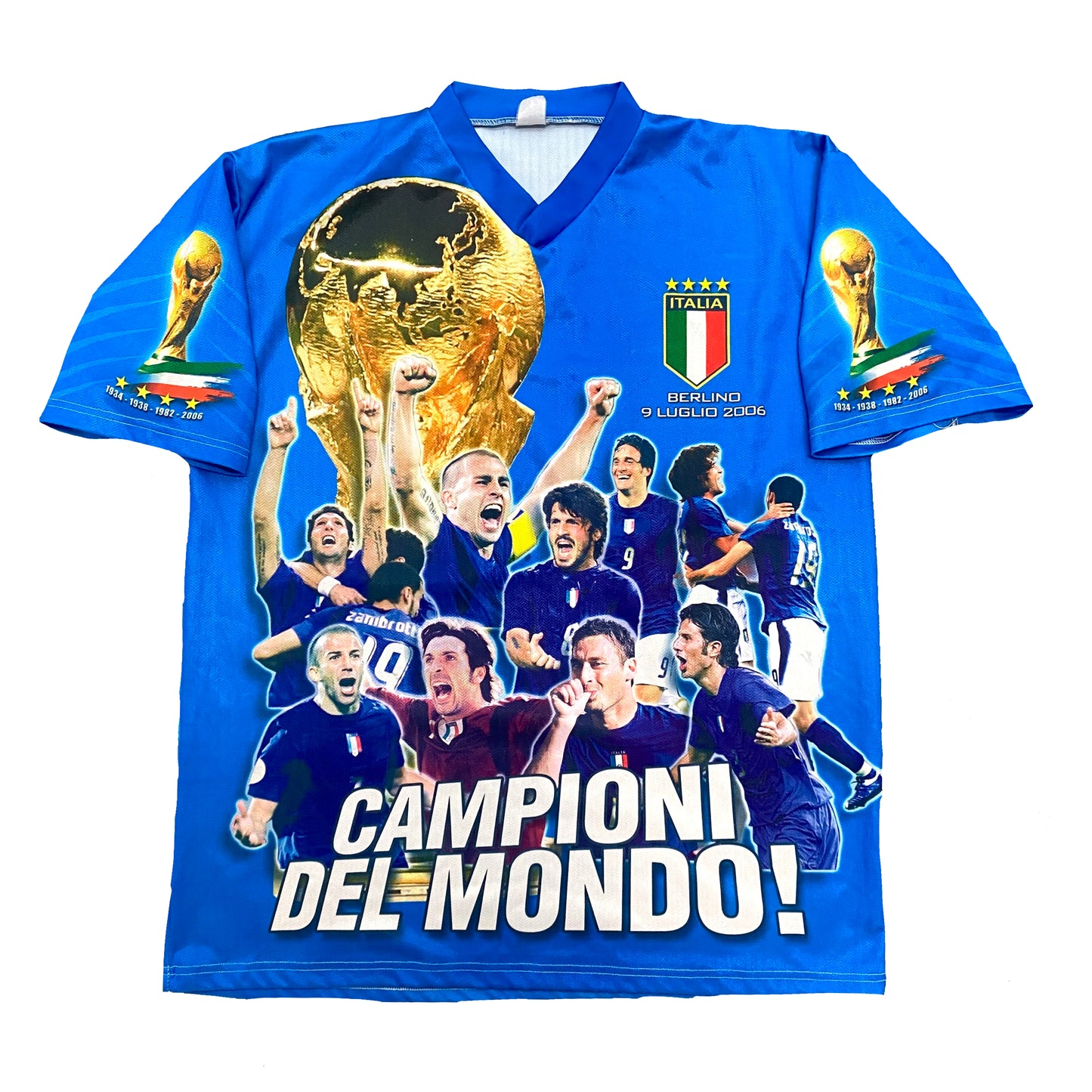 2006 ITALY WORLD CUP CHAMPIONS JERSEY (L)