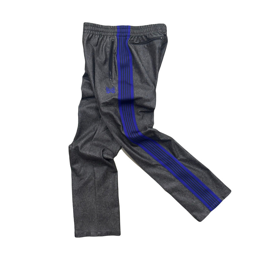 NEEDLES NEPENTHES SYNTHETIC PYTHON TRACK PANTS (S)