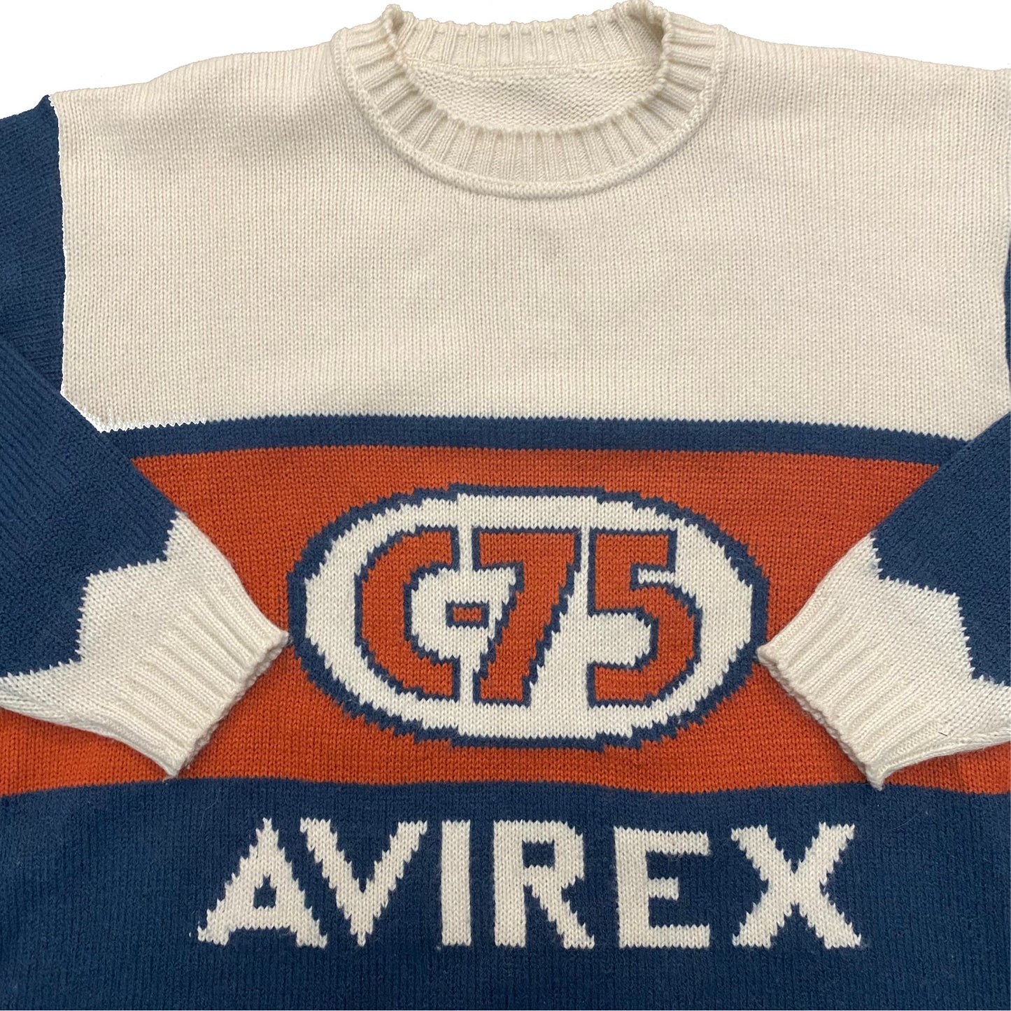 2000s AVIREX C-75 SWEATER (L)