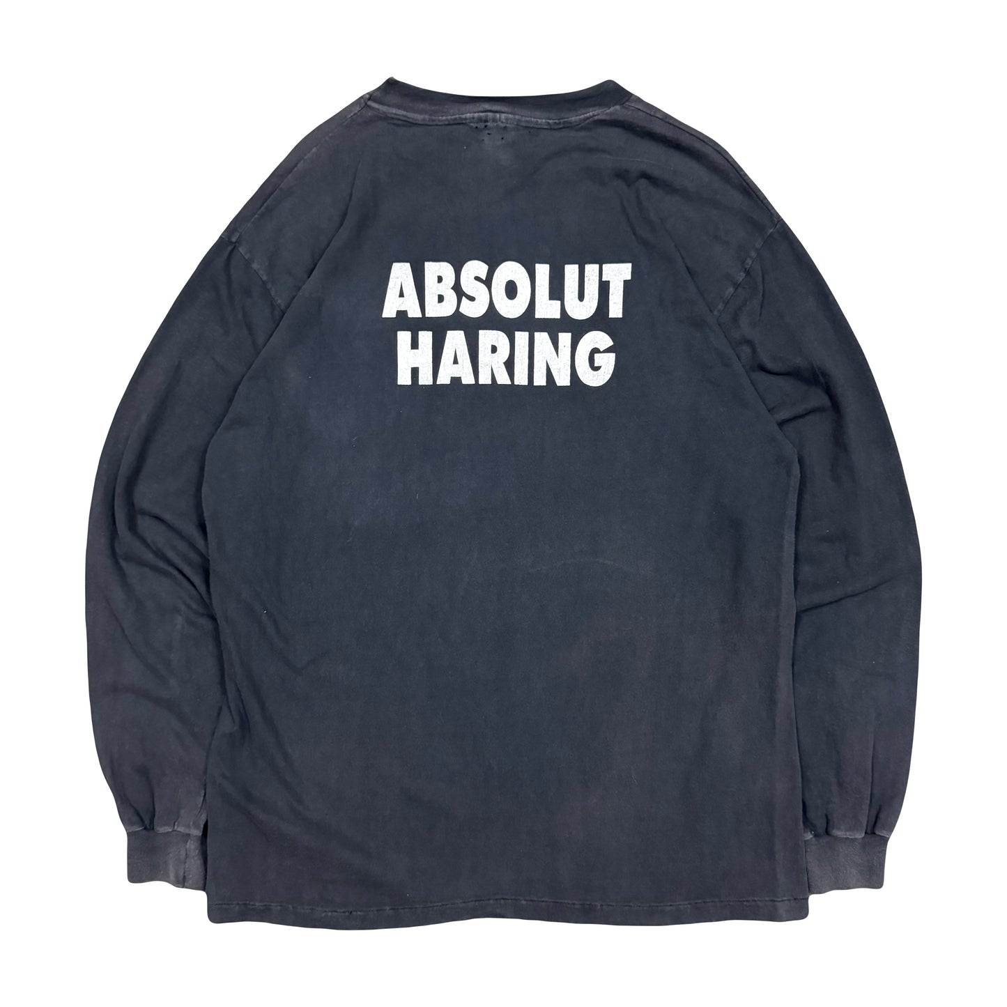 1990s KEITH HARING "ABSOLUT HARING" LONG SLEEVE (XL)