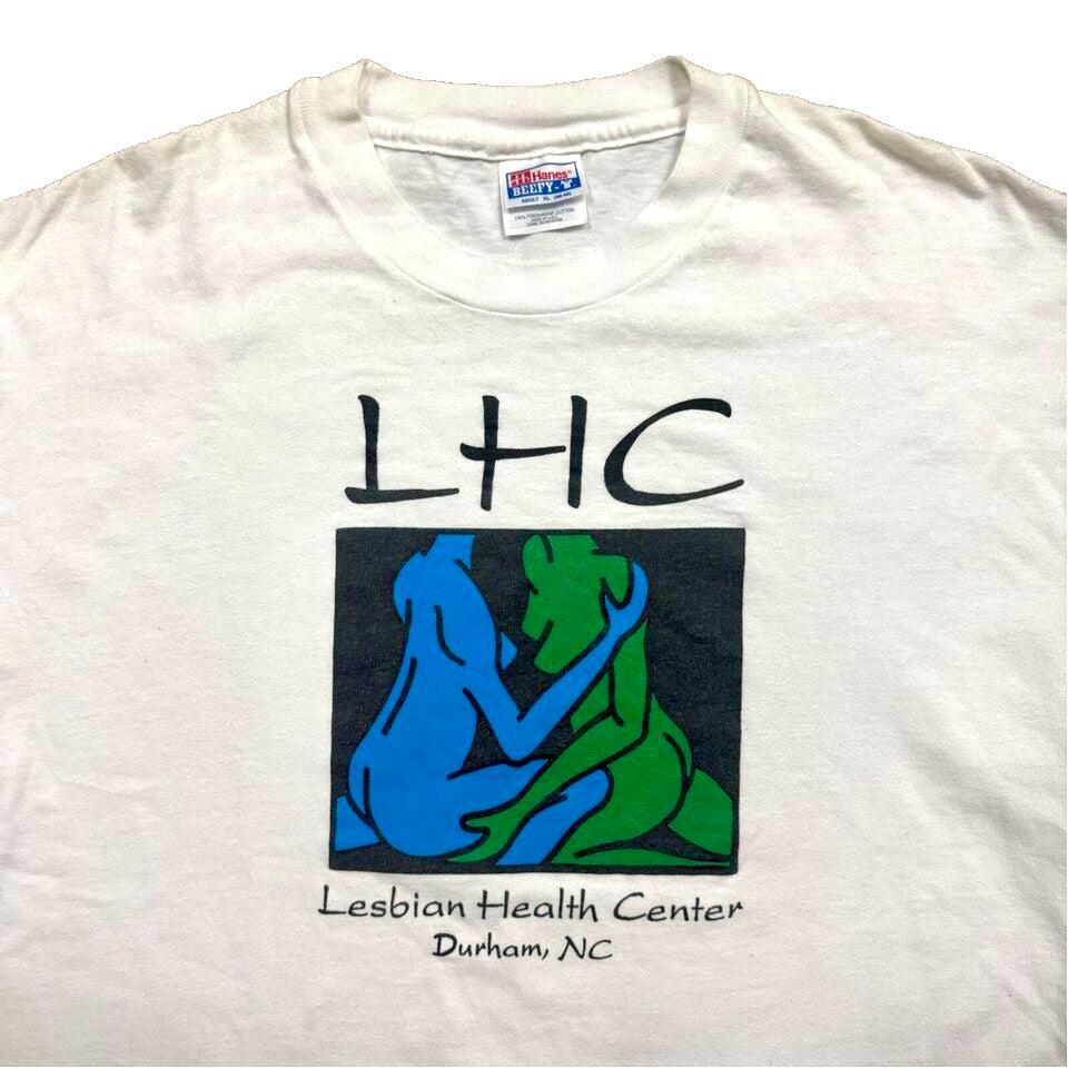 1990s LESBIAN HEALTH CENTER ART TEE (XL)