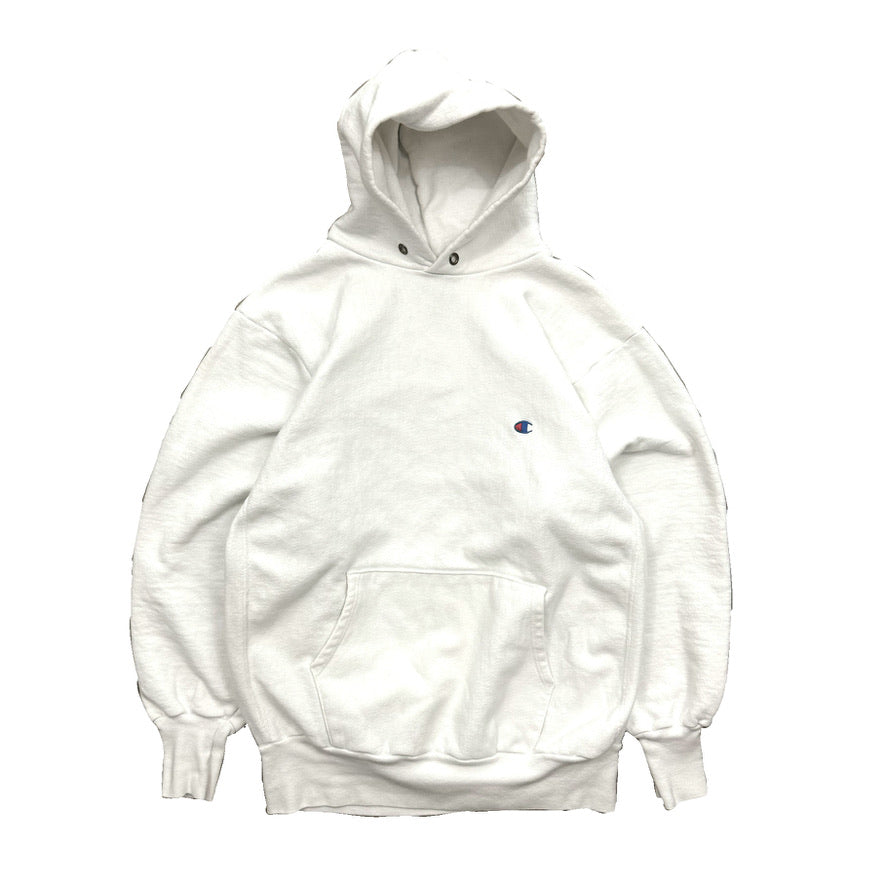 1990s CHAMPION REVERSE WEAVE MINI C HOODIE SWEATSHIRT (XXL)