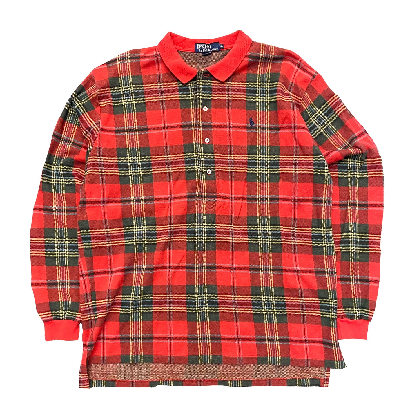1990s POLO RALPH LAUREN RUGBY POLO SHIRT (XL)