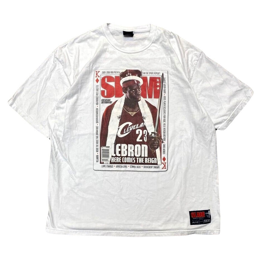 2000s LEBRON JAMES SLAM MAGAZINE TEE (XXXL)