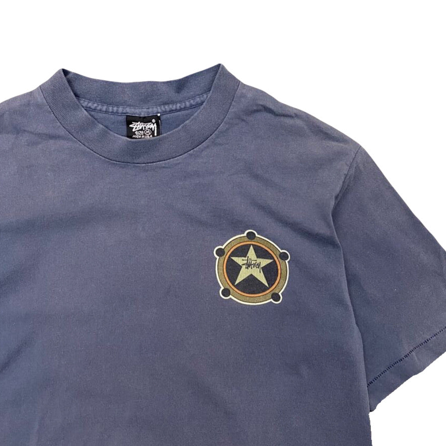1990s STÜSSY STAR GRAPHIC TEE (M)