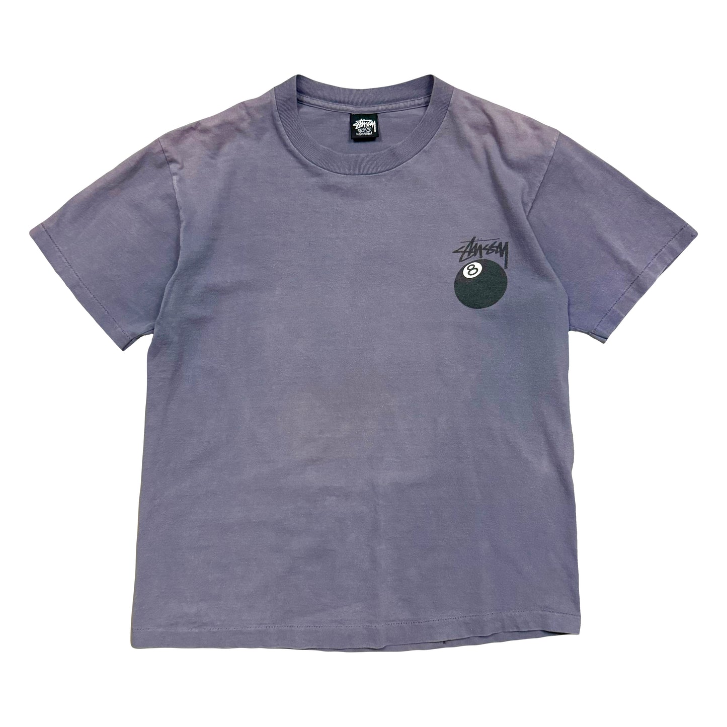 1990s STÜSSY EIGHT BALL TEE (M)