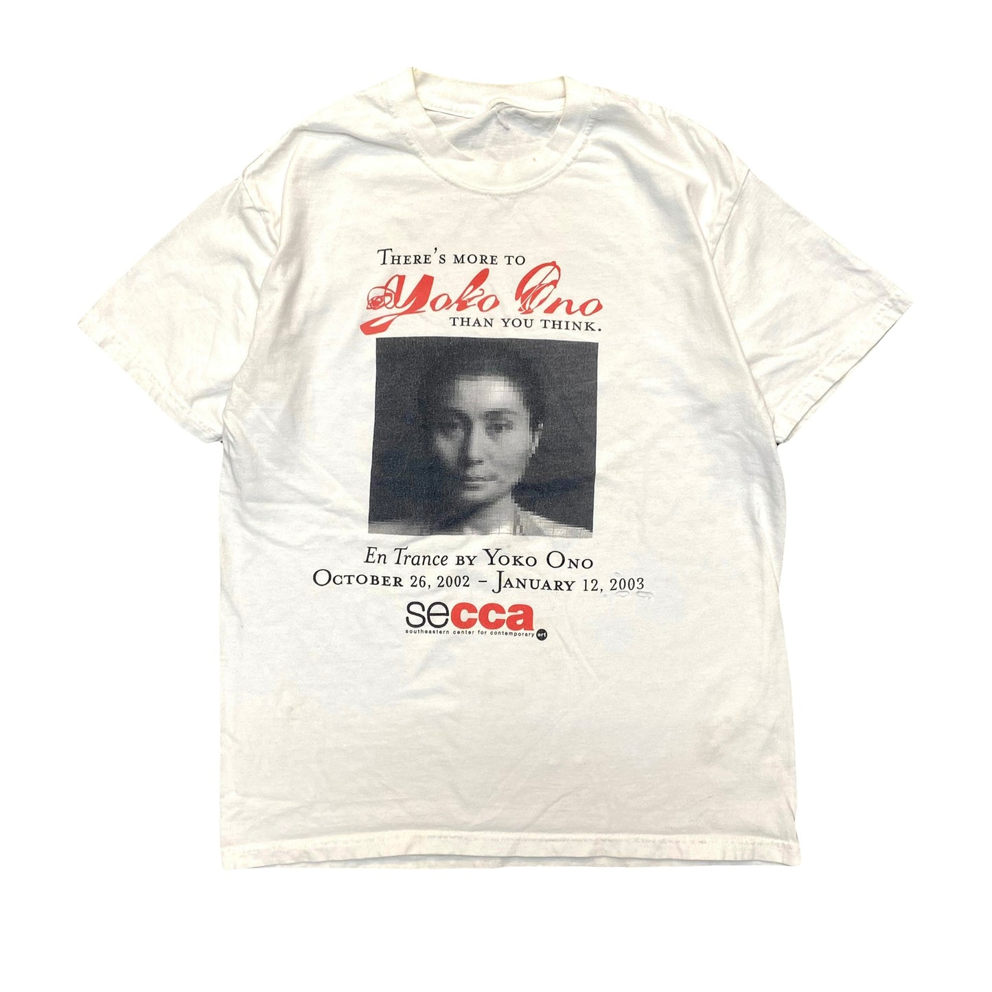 2000s YOKO ONO EN TRANCE EXHIBITION TEE (L)