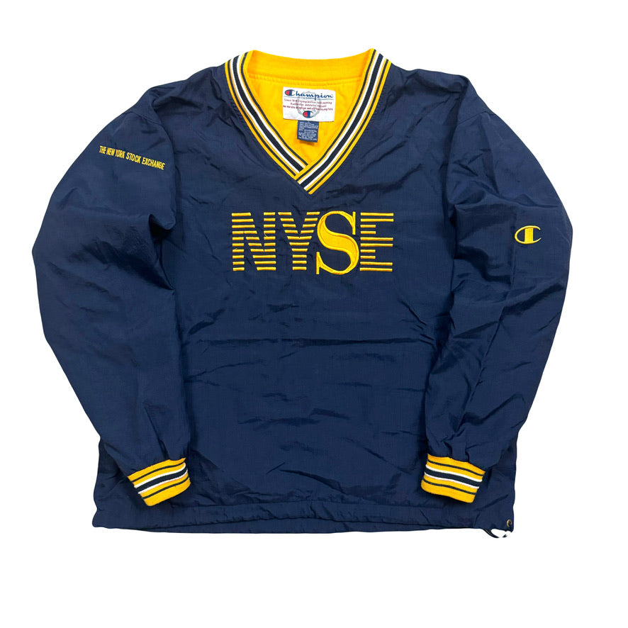 1990s CHAMPION NYSE NEW STOCK EXCHANGE WINDBREAKER (L)