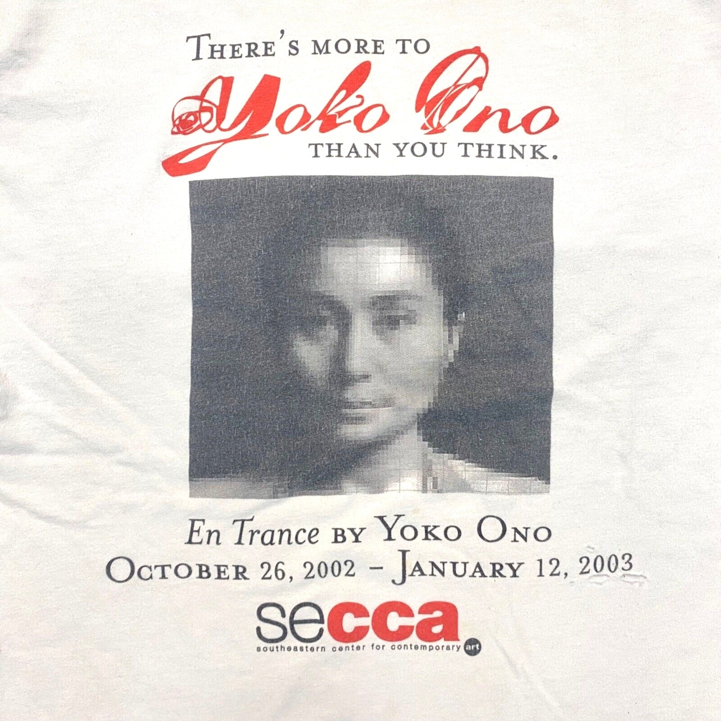 2000s YOKO ONO EN TRANCE EXHIBITION TEE (L)