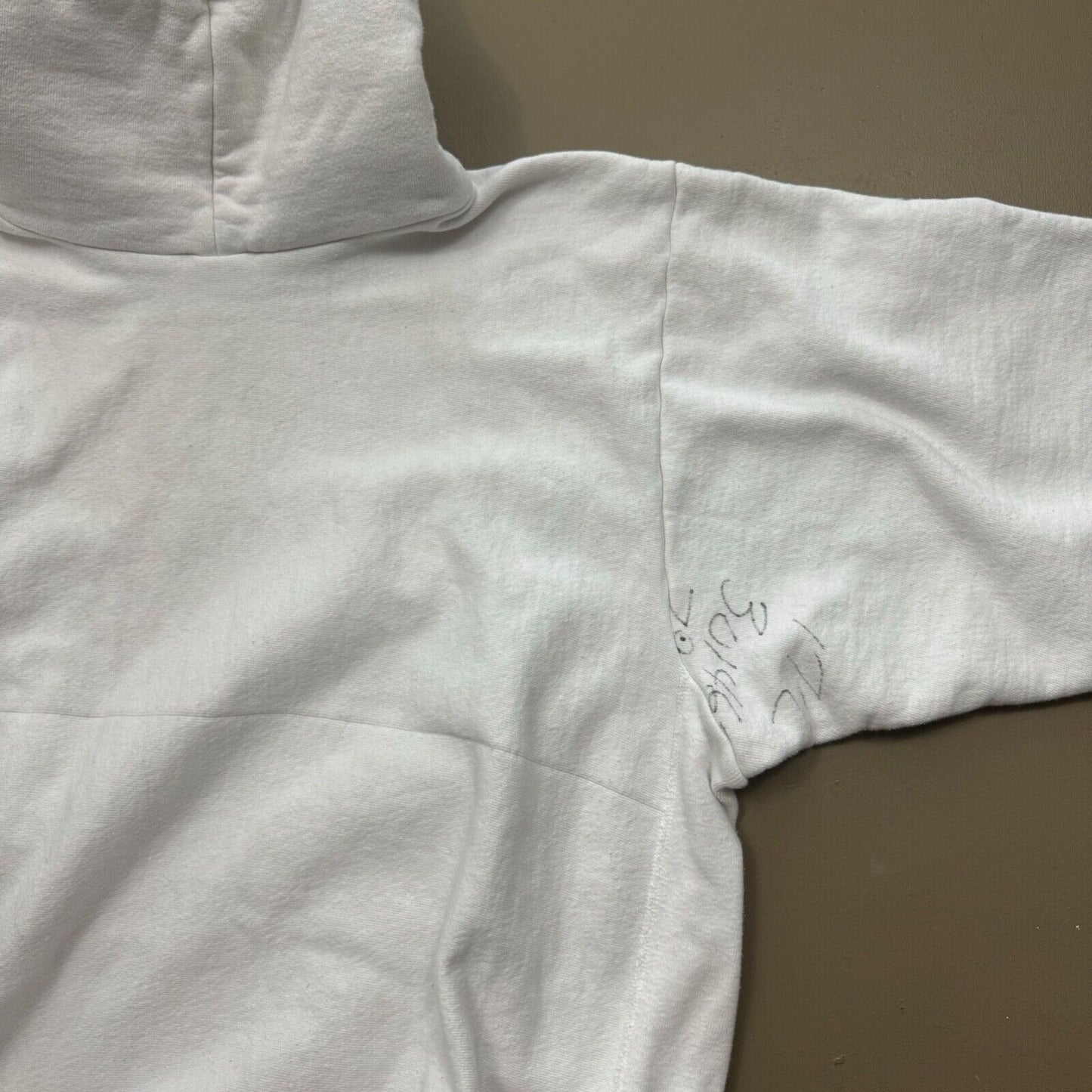 1990s CHAMPION REVERSE WEAVE MINI C HOODIE SWEATSHIRT (XXL)