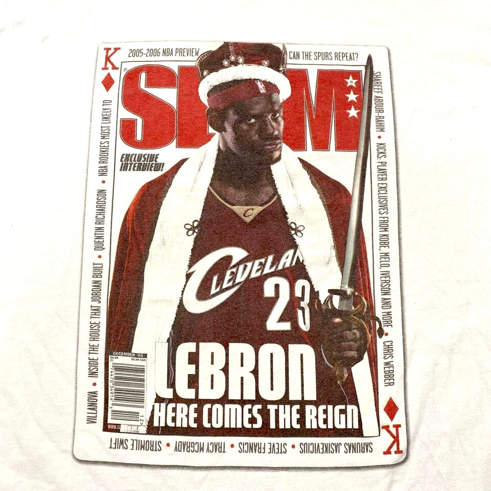 2000s LEBRON JAMES SLAM MAGAZINE TEE (XXXL)
