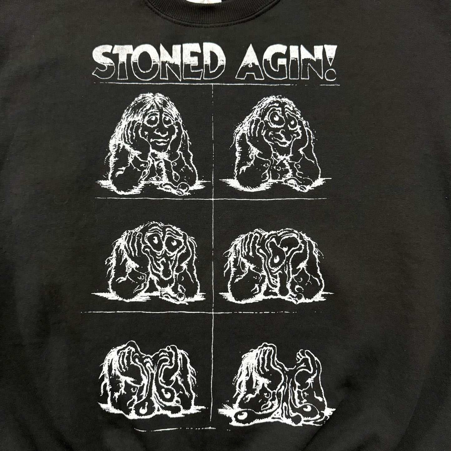 1990s ROBERT CRUMB "STONED AGIN" SWEATSHIRT (L)