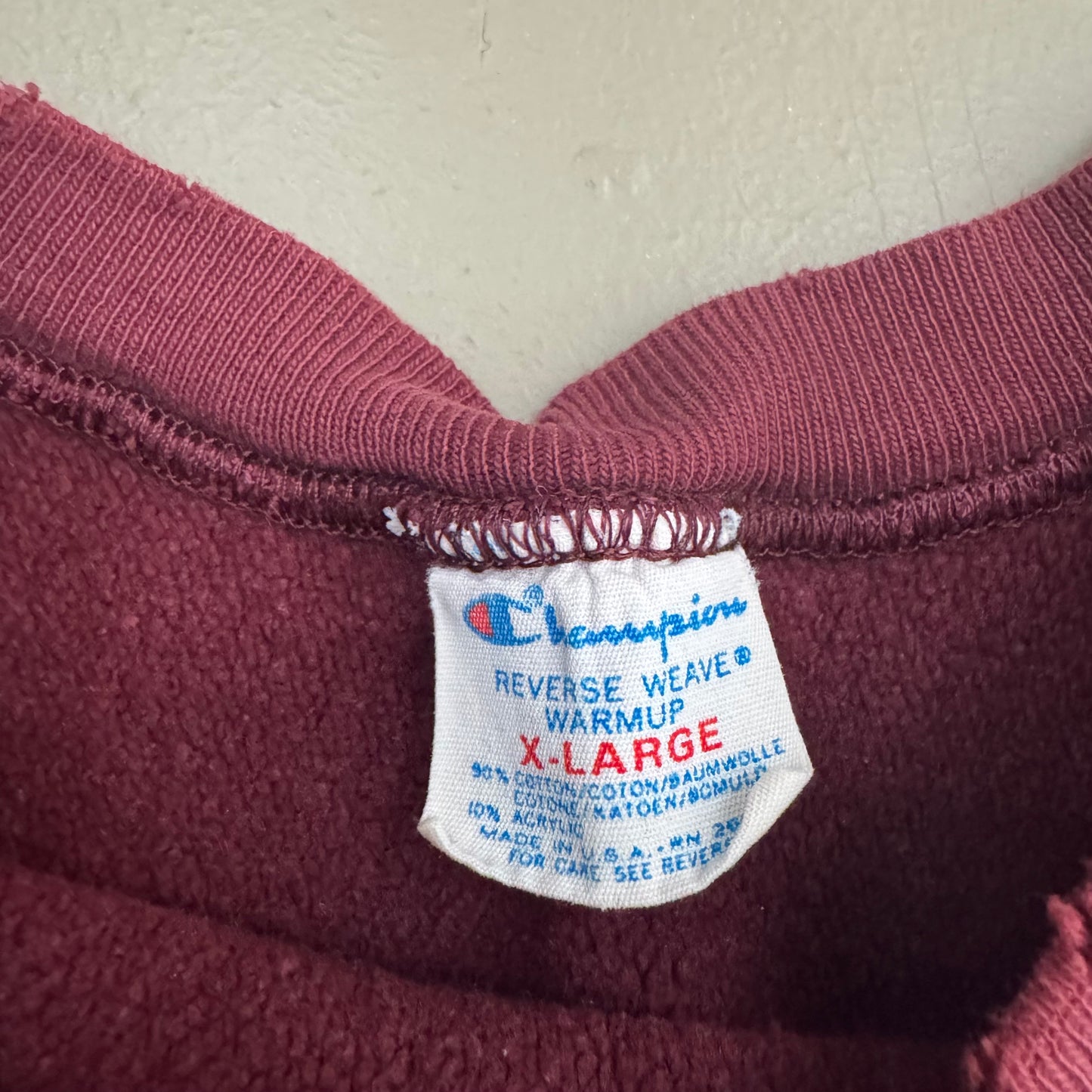 1980s CHAMPION HARVARD REVERSE WEAVE SWEATSHIRT (XL)