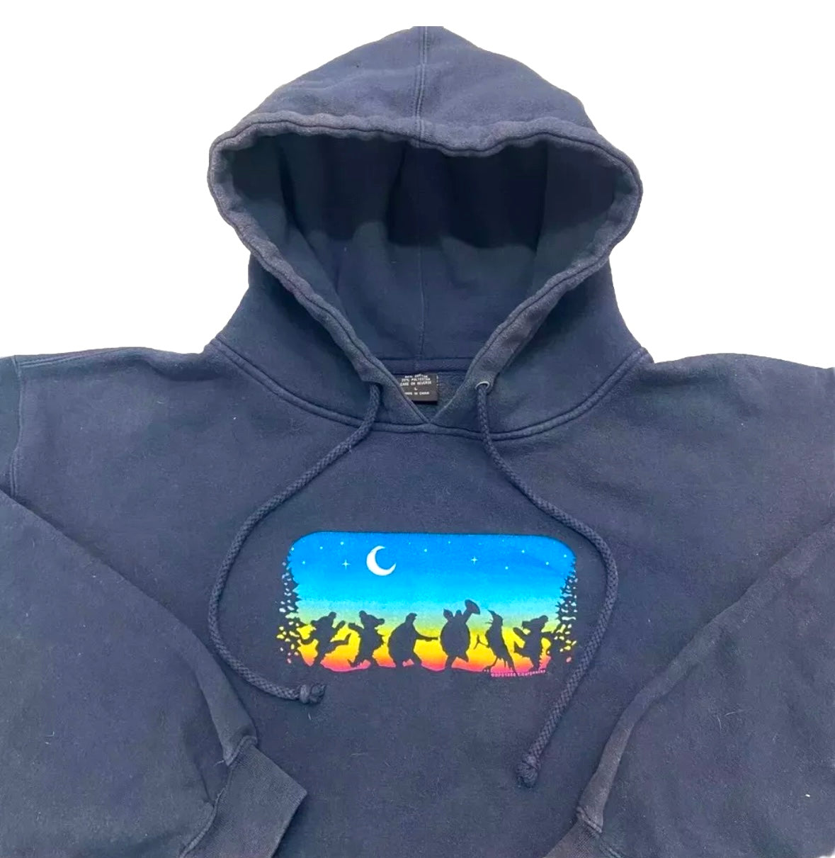 1996 GRATEFUL DEAD DANCING BEARS HOODIE (L)