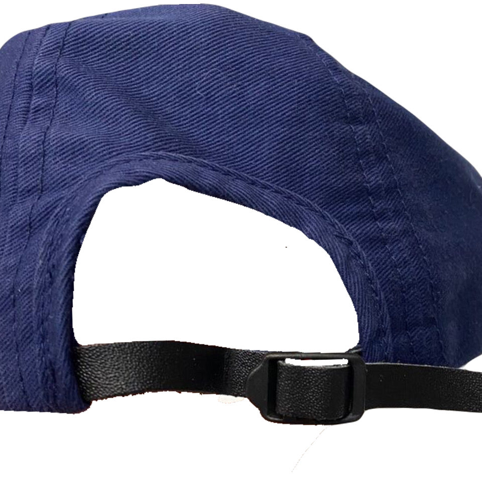 1990s BURBERRYS CREST 5 PANEL STRAP HAT