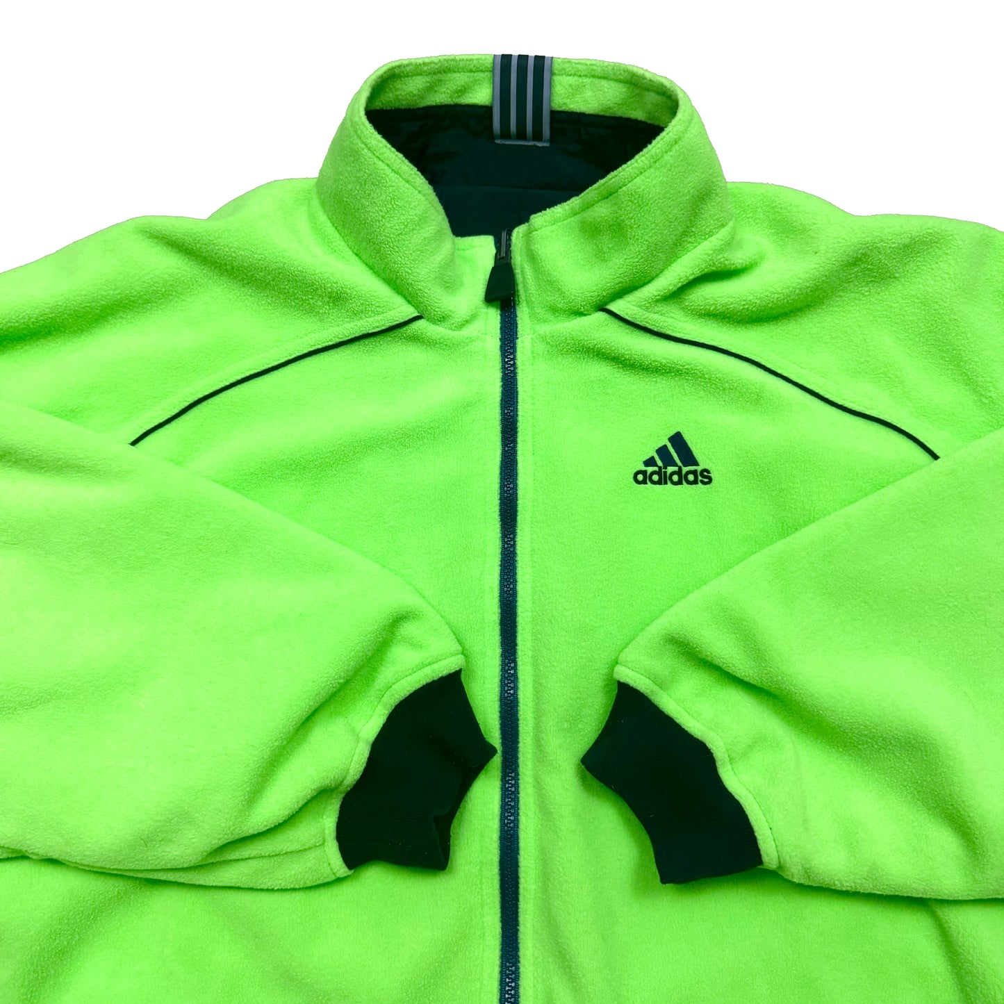 2000s ADIDAS REVERSIBLE FLEECE/ACTIVE JACKET (L)