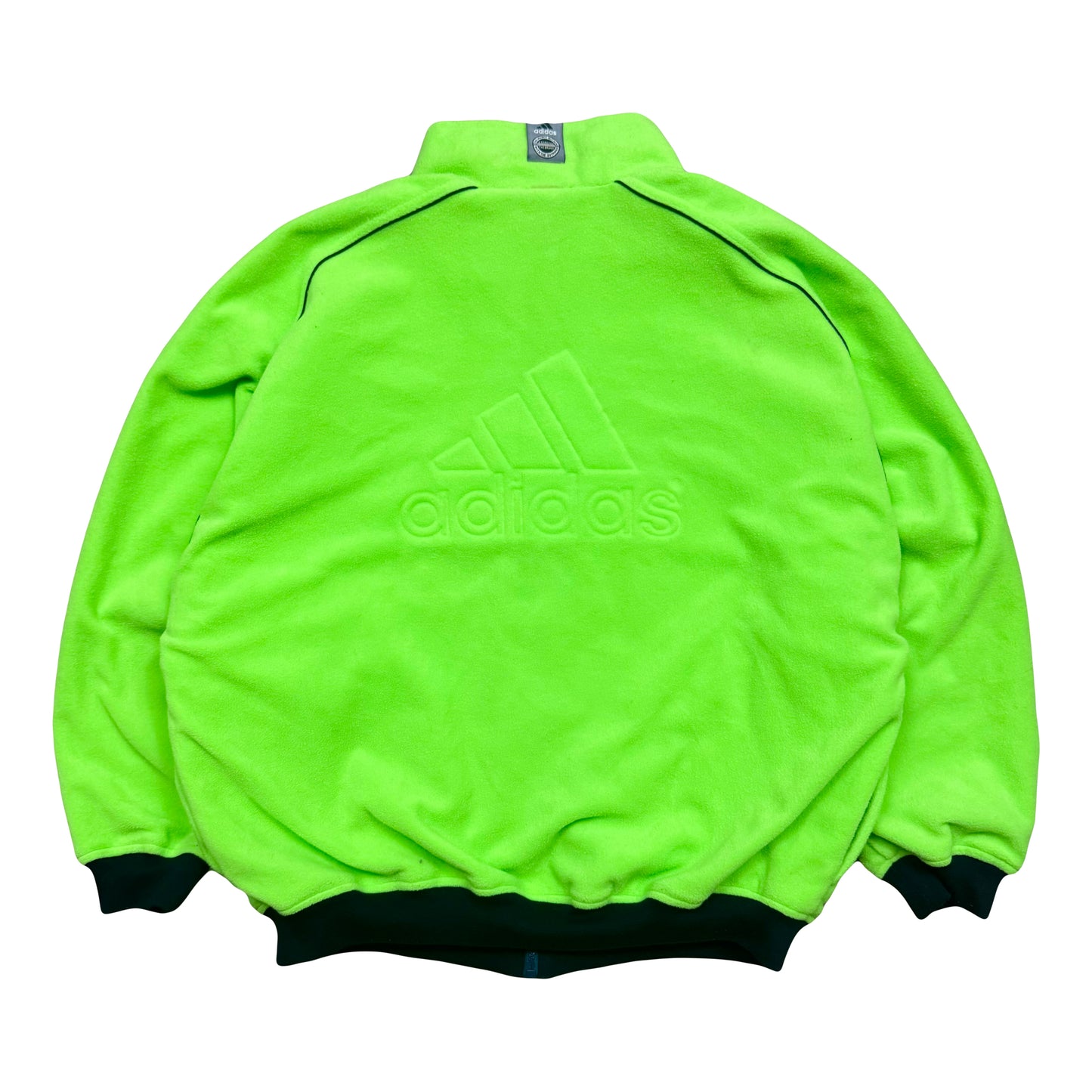 2000s ADIDAS REVERSIBLE FLEECE/ACTIVE JACKET (L)