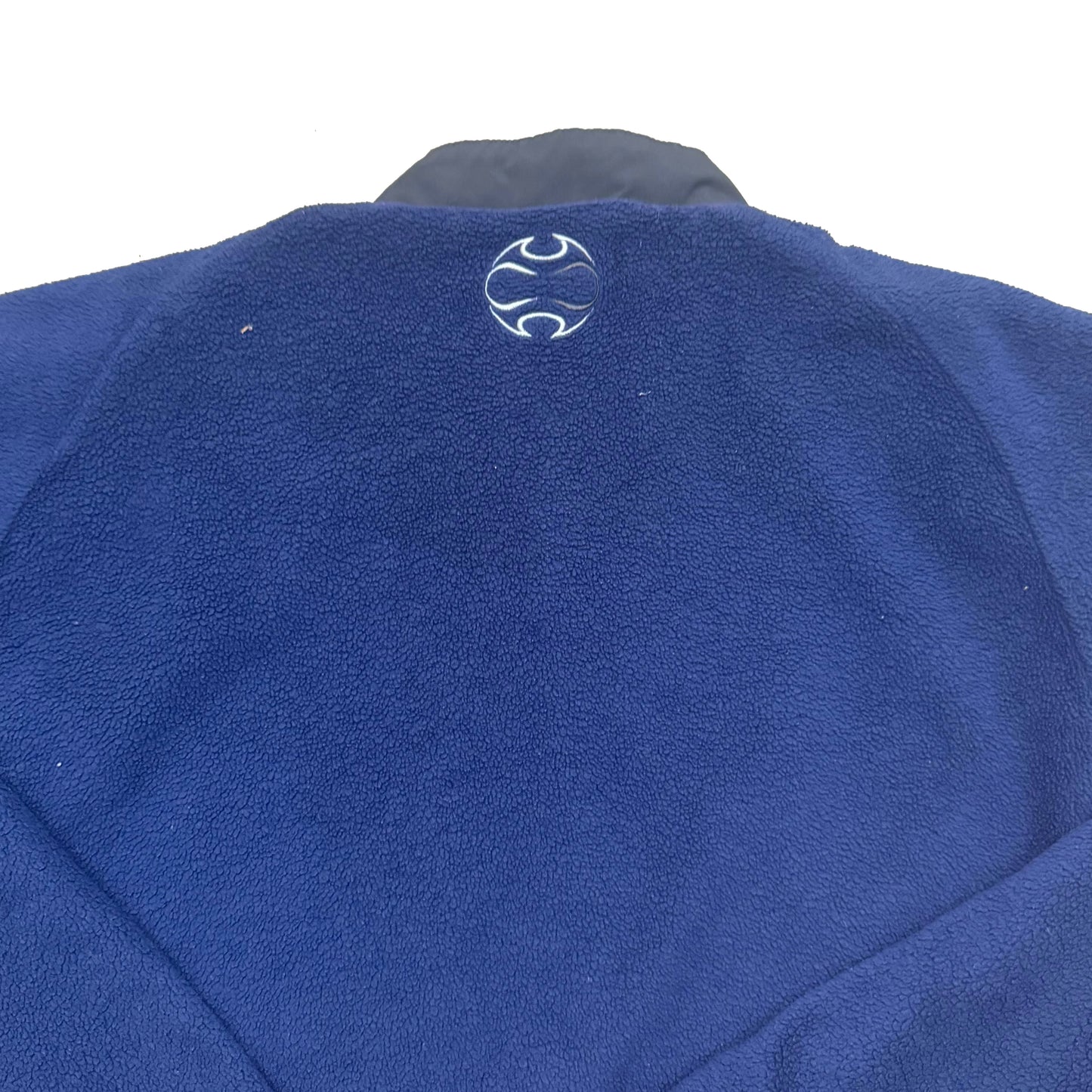 2000s ADIDAS TEAMGEIST REVERSIBLE 1/4 JACKET FLEECE (L)