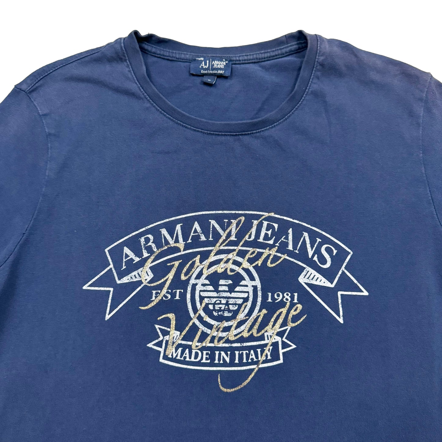 1990s GIORGIO ARMANI JEANS LONG SLEEVE (M)