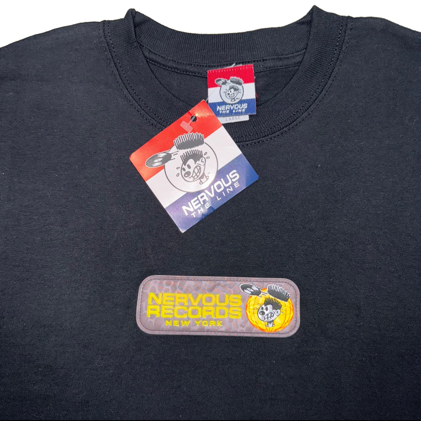 2000s NERVOUS RECORDS NEW YORK TEE (L)