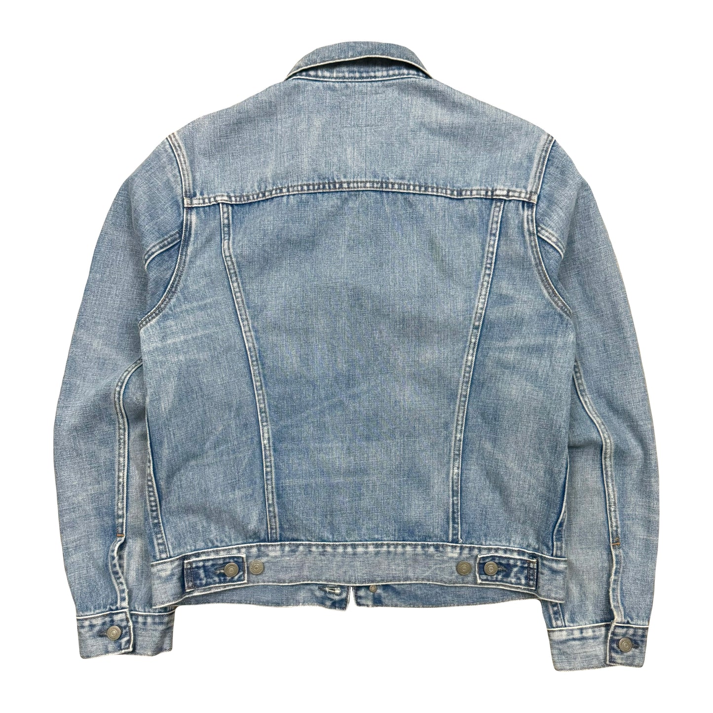 POLO RALPH LAUREN FADED TRUCKER DENIM JACKET (M)