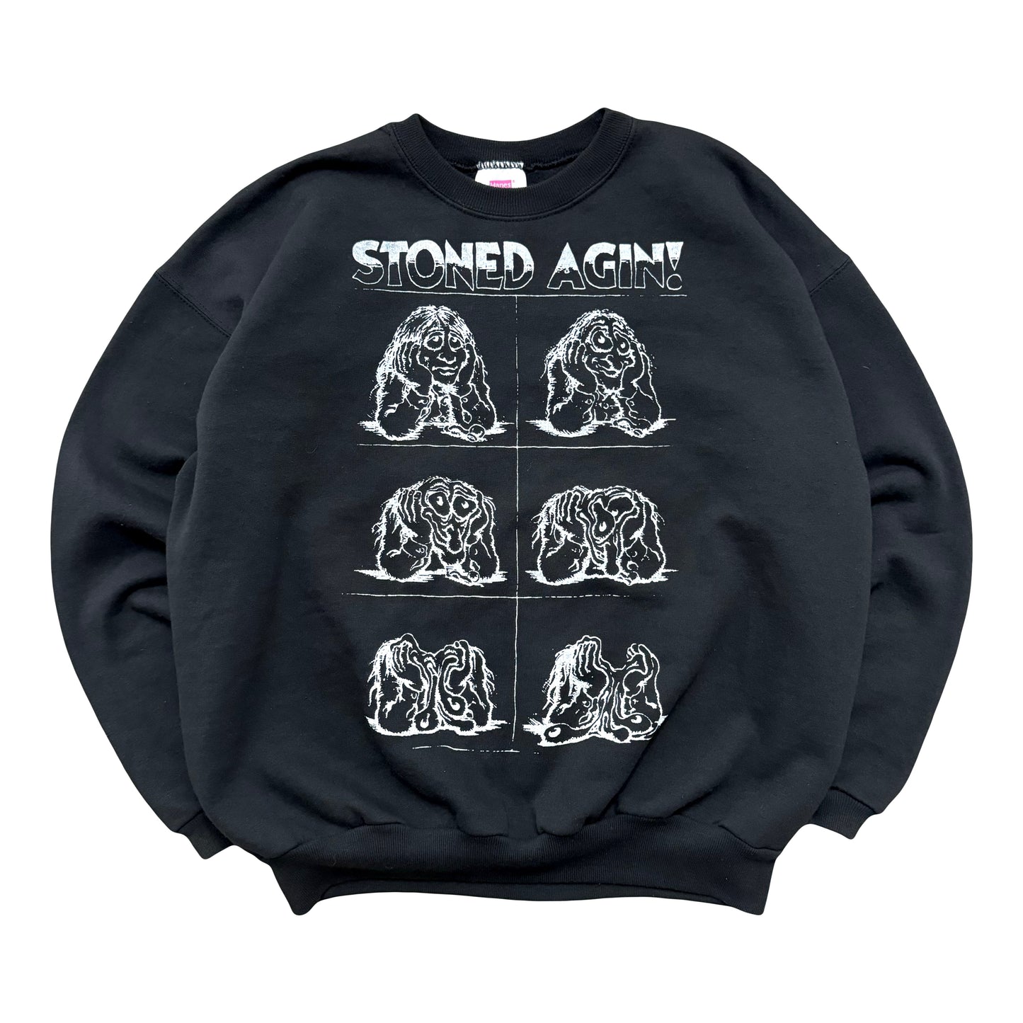 1990s ROBERT CRUMB "STONED AGIN" SWEATSHIRT (L)