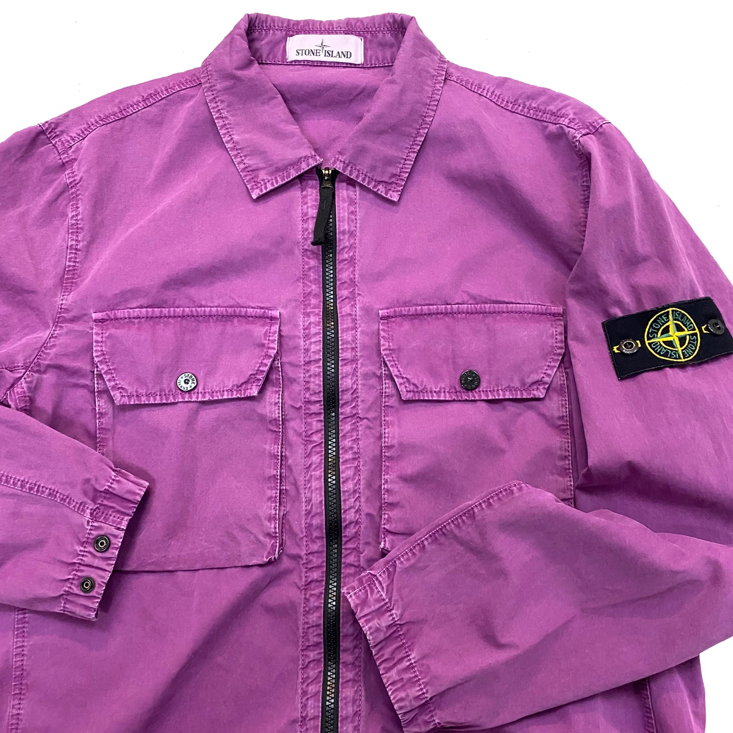 STONE ISLAND DOUBLE POCKET OVER-SHIRT (L)