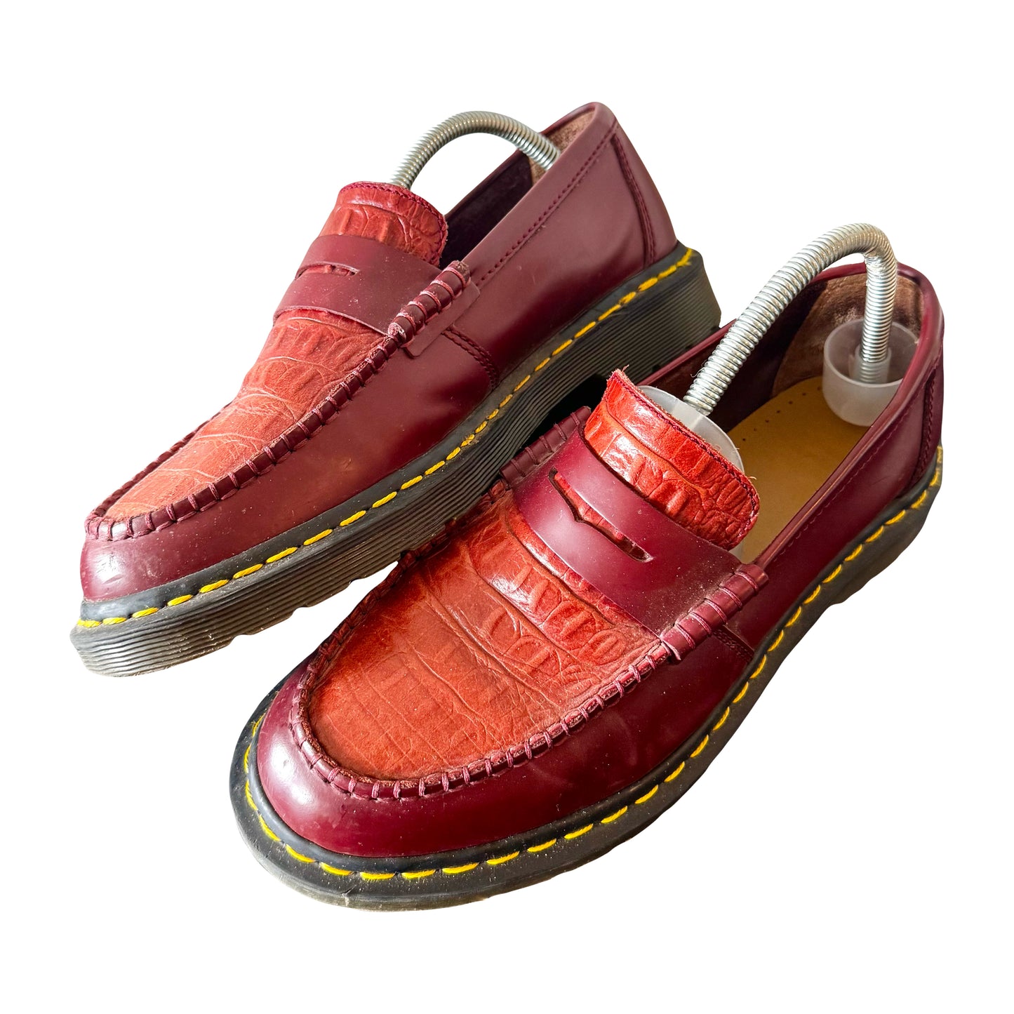 STÜSSY X DR. MARTENS FAUX-CROCODILE PENTON LOAFER (US 9)