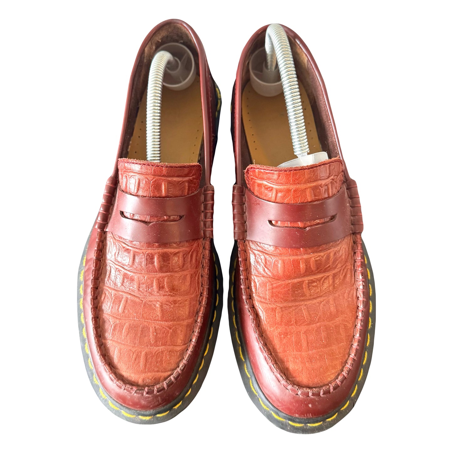 STÜSSY X DR. MARTENS FAUX-CROCODILE PENTON LOAFER (US 9)