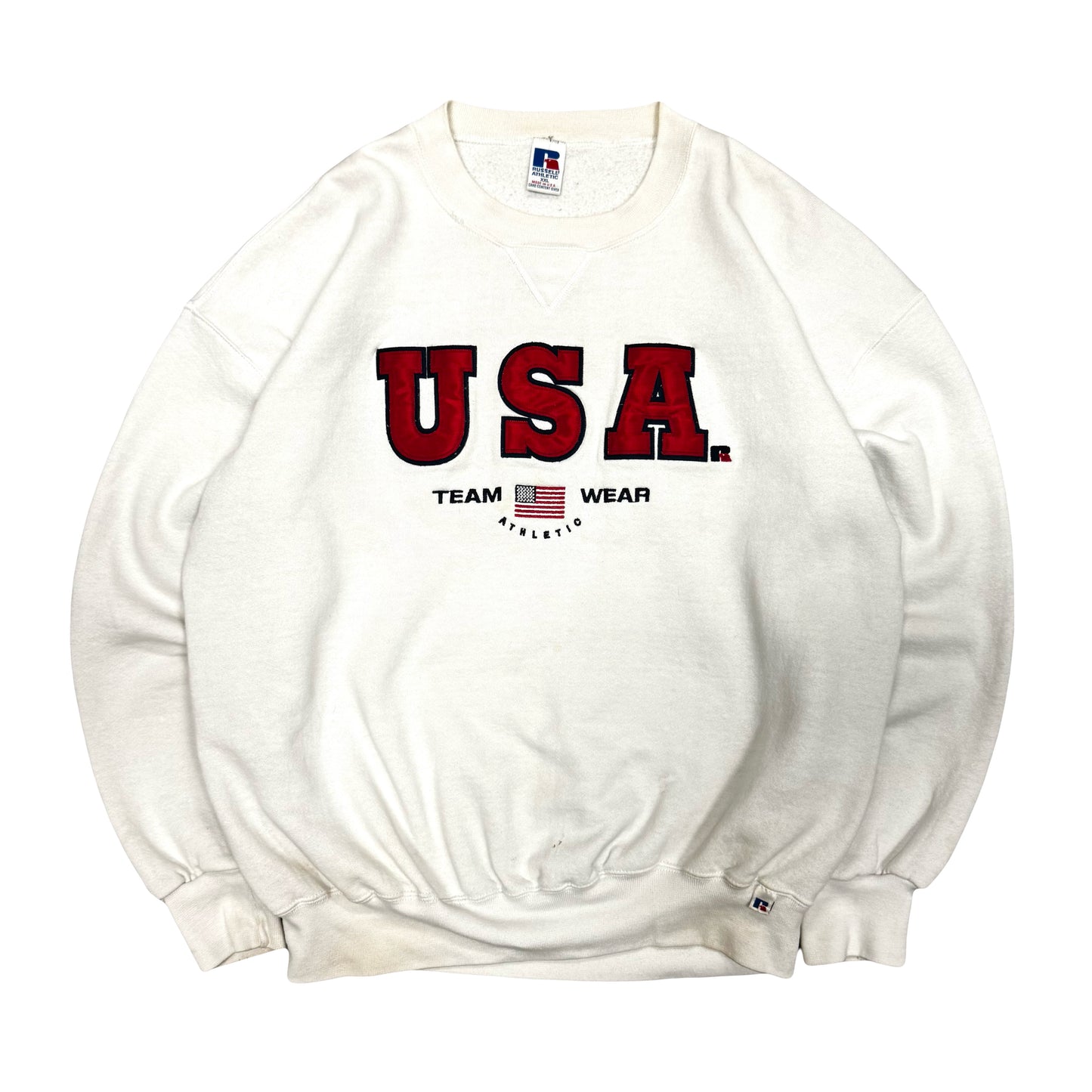 1990s RUSSELL ATHLETIC USA TEAM WEAR SWEATSHIRT (XXL)