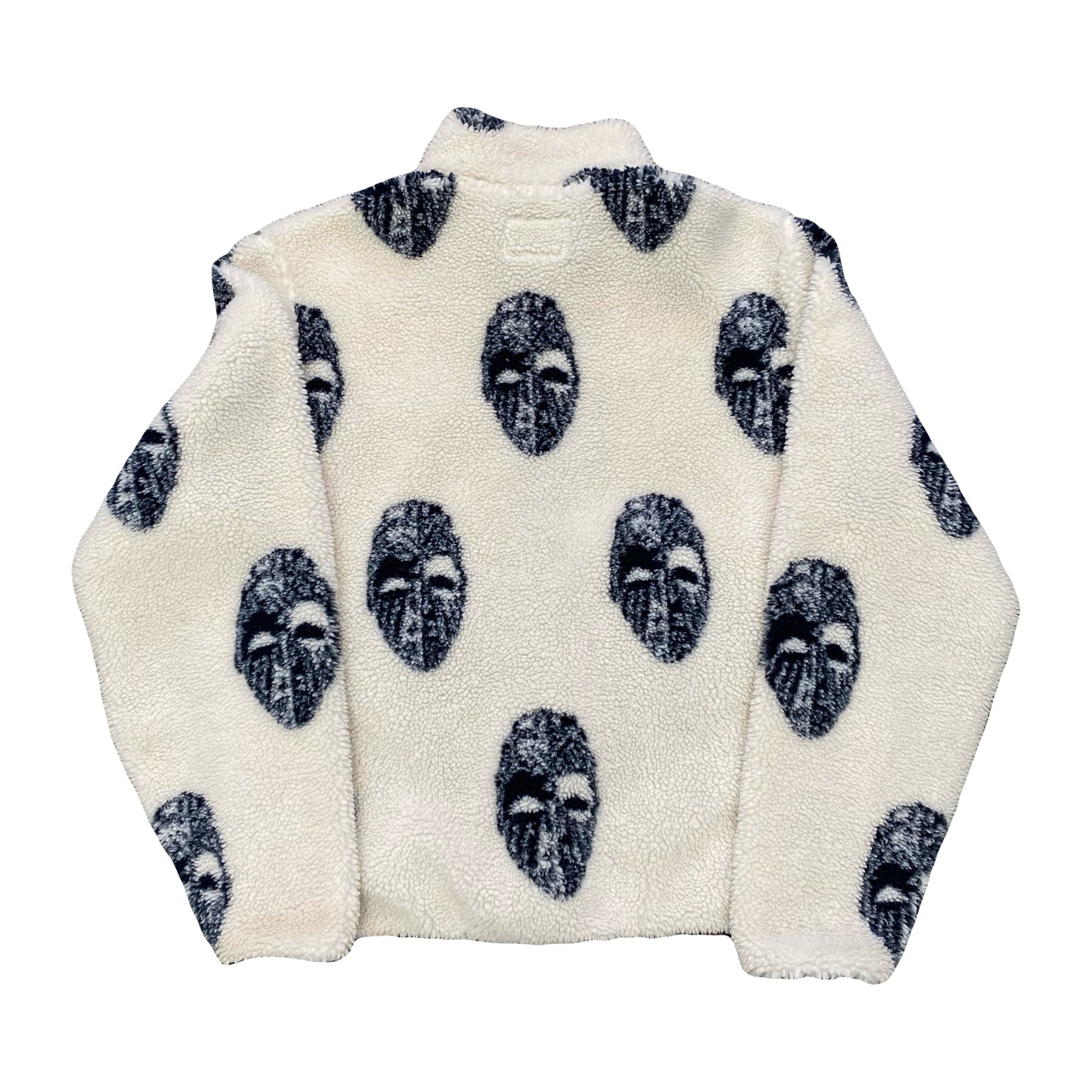 STÜSSY F/W'20 JACQUARD MASK DEEP PILE SHERPA FLEECE (XL)