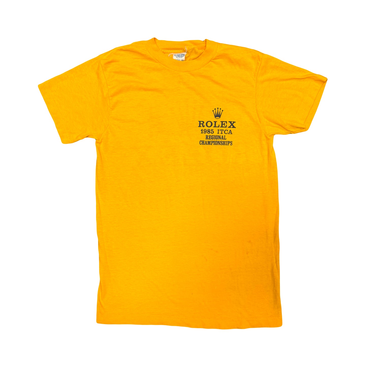 1985 ROLEX TENNIS ITCA GRAPHIC 50/50 TEE (M)
