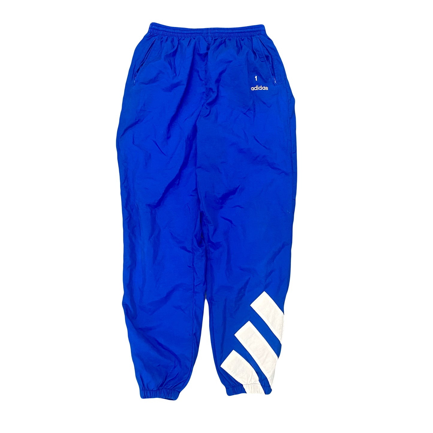 1990s ADIDAS TEAM TRACK PANTS (L)