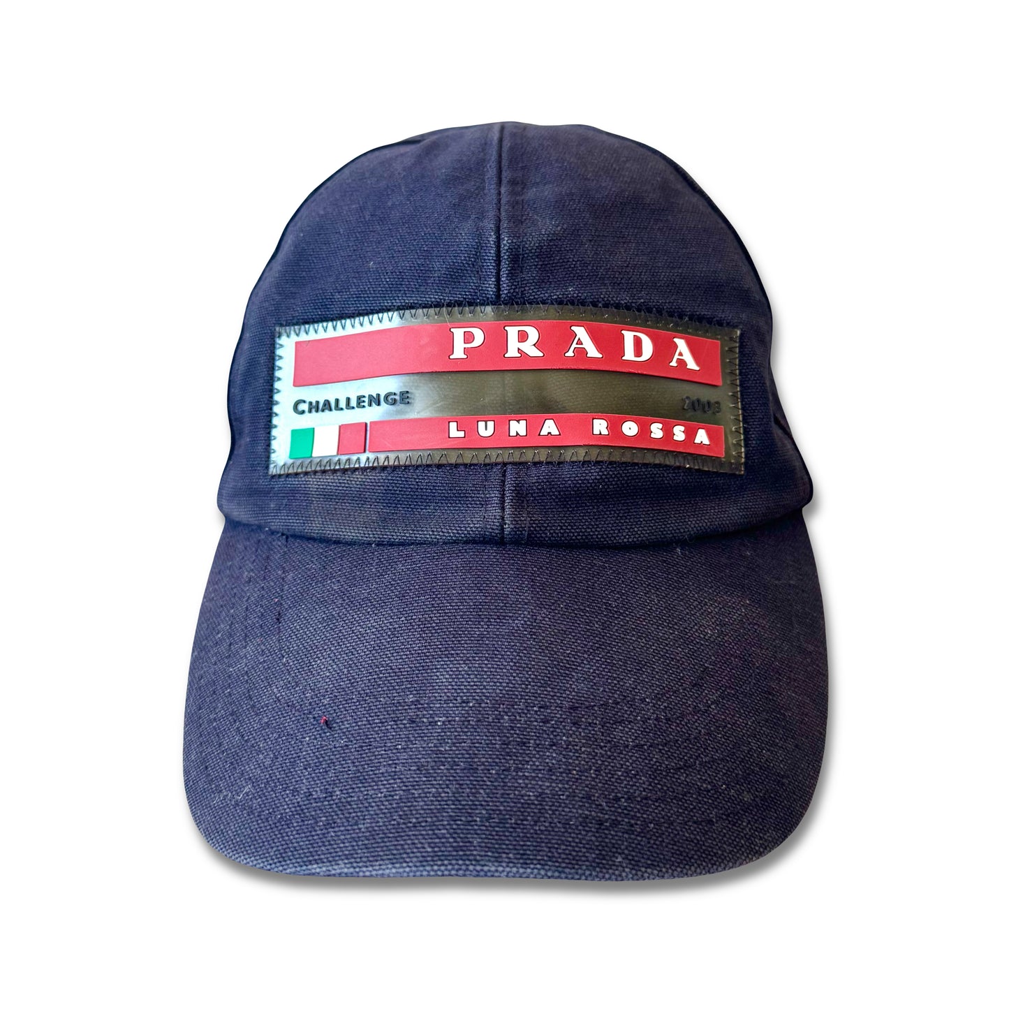 2003 PRADA LUNA ROSSA CHALLENGE CANVAS BASEBALL HAT (M)