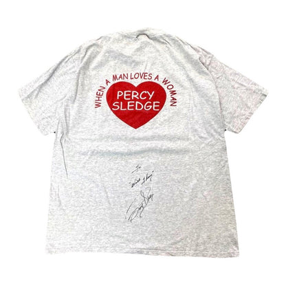 2000s PERCY SLEDGE WHEN A MAN LOVES A WOMEN SIGNED TEE (XL)