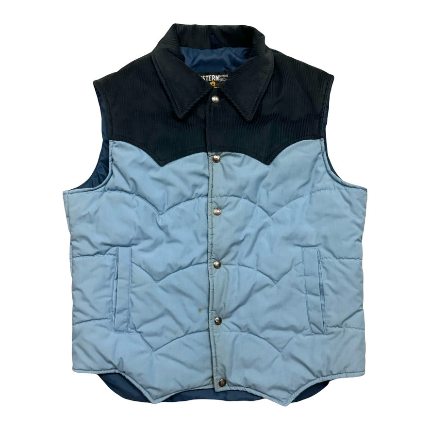 1970s SEARS WESTERN OUTDOOR WEAR VEST (L)