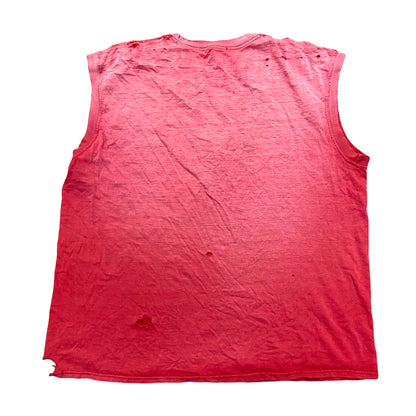 2000s FADED DISTRESSED SLEEVELESS TEE (XL)